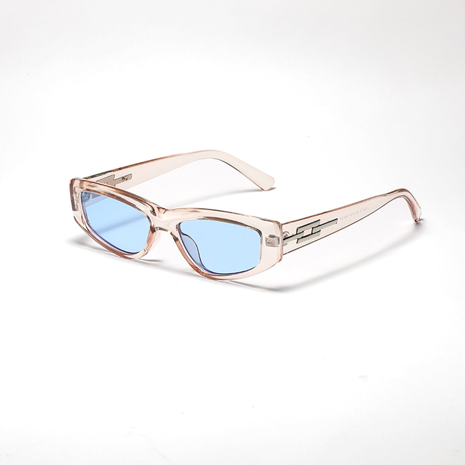 Wholesale PC Cat Eye Slim Small Frame Sunglasses